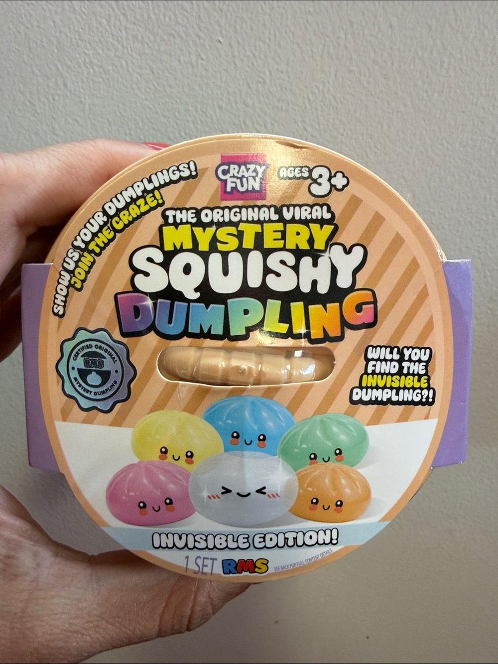 Mystery Squishy Dumpling - Multicolor (Invisible Edition)